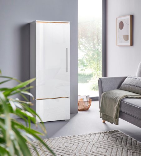 Helvetia Meble Vitrinekast Amber Hoogte 140 cm, hangend en staand te monteren