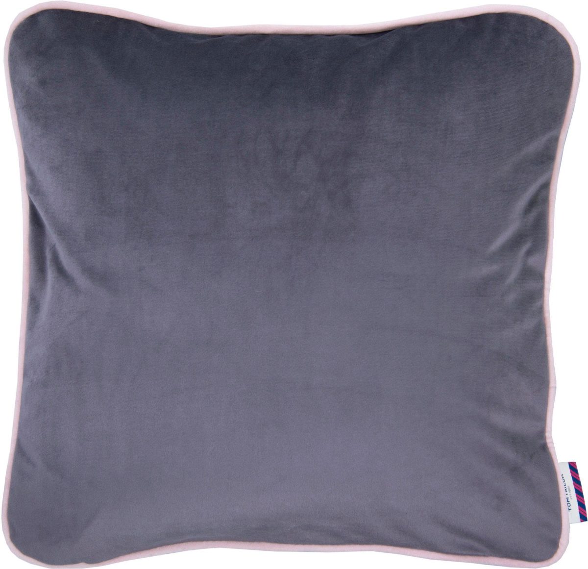 Tom tailor Kussenovertrek Velvet Piping (1 stuk)