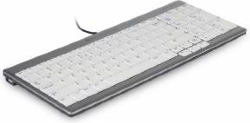 BakkerElkhuizen UltraBoard 960 Standard Compact toetsenbord USB Grijs, Wit