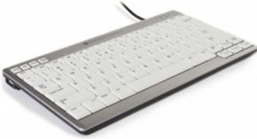 BakkerElkhuizen UltraBoard 950 USB AZERTY Belgisch Zilver, Wit