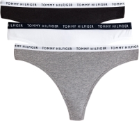 Tommy hilfiger string (set van 3) rood/zwart/wit