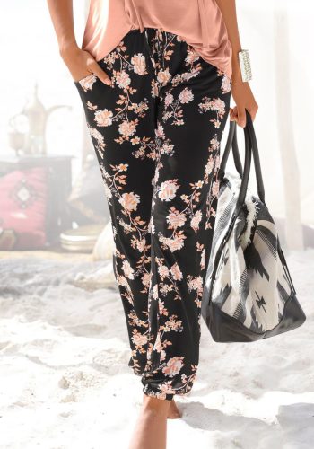 Lascana Strandbroek met gebloemde all-over print