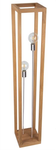 SPOT Light Staande lamp KAGO Natuurproduct van eikenhout, duurzaam met FSC®-certificaat, bijpassende LM E27, Made in EU