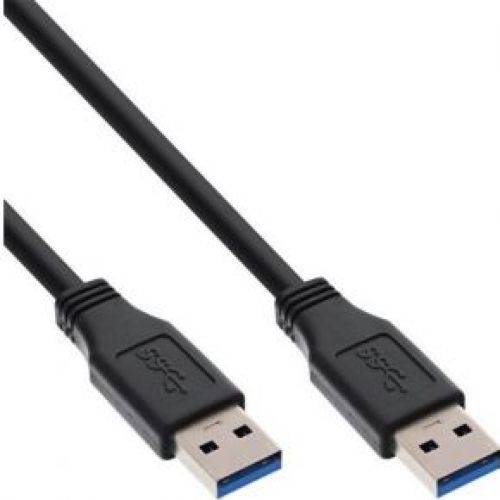 inLine 2.0m USB 3.0 USB-kabel 2 m 3.2 Gen 1 (3.1 Gen 1) USB A Zwart