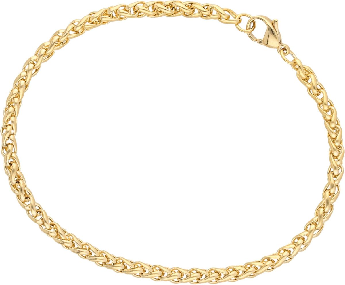 Firetti Edelstalen armband Gevlochten schakels, 4 mm breed