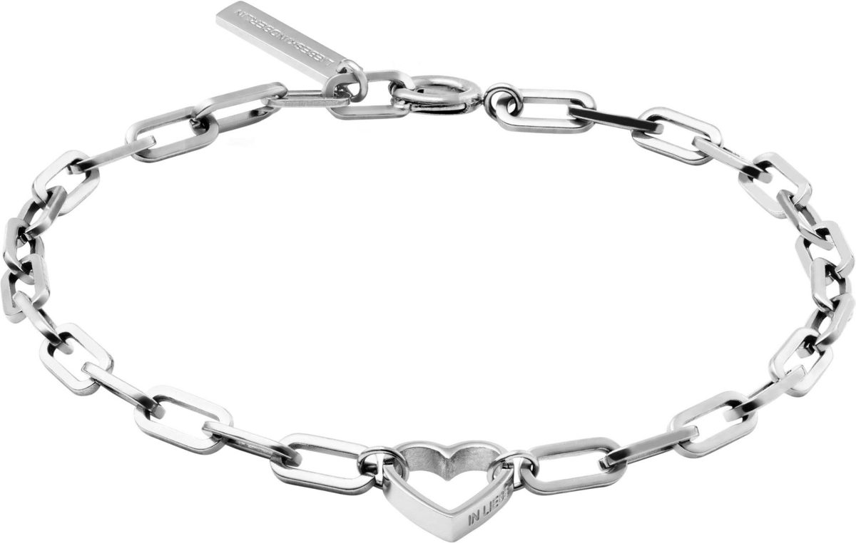 Liebeskind Berlin Edelstalen armband LJ-0343-B-20, hart