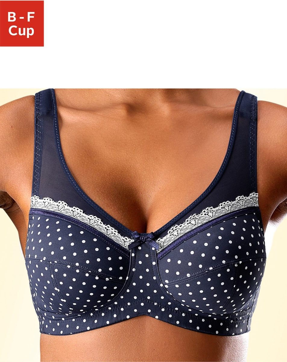 Nuance Steun-bh zonder beugels in leuke stippen-look