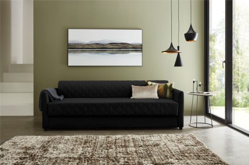 ATLANTIC home collection Bedbank met slaapfunctie, inclusief topmatras met afneembare bekleding