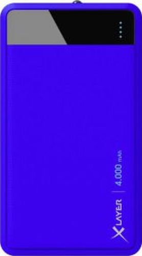 Xlayer Powerbank Colour Line blauw 4000mAh