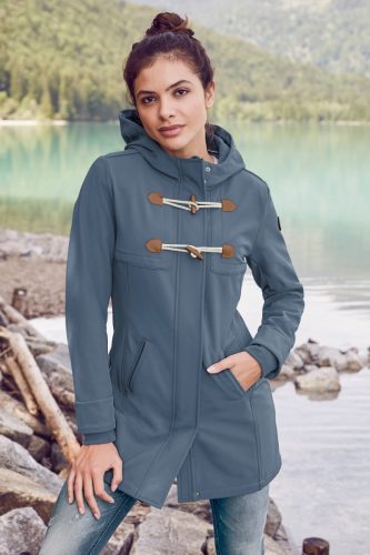 Kangaroos Softshell-jack met trendy sierknopen