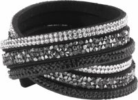 J.Jayz Armband Om te veranderen met glassteentjes (1-delig)