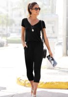 Lascana 7/8-jumpsuit met v-hals