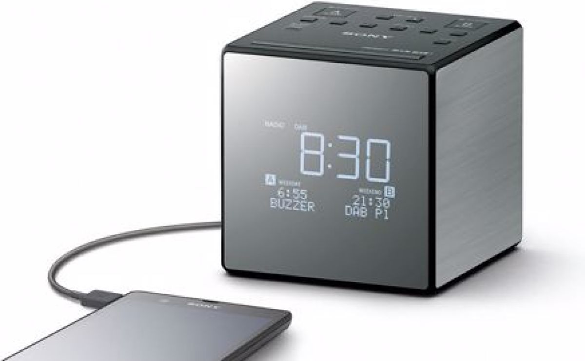 Sony DAB/DAB+ wekkerradio XDRC1DBP.CED