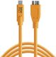 Tether Tools USB-C naar 3.0 Micro-B 4.60m oranje