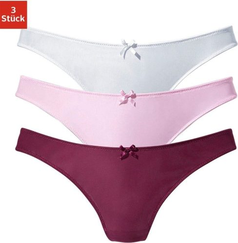 PETITE FLEUR String met kant achter (3 stuks)