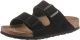 Birkenstock Slippers Arizona Suede SFB van leer, smalle schoenwijdte