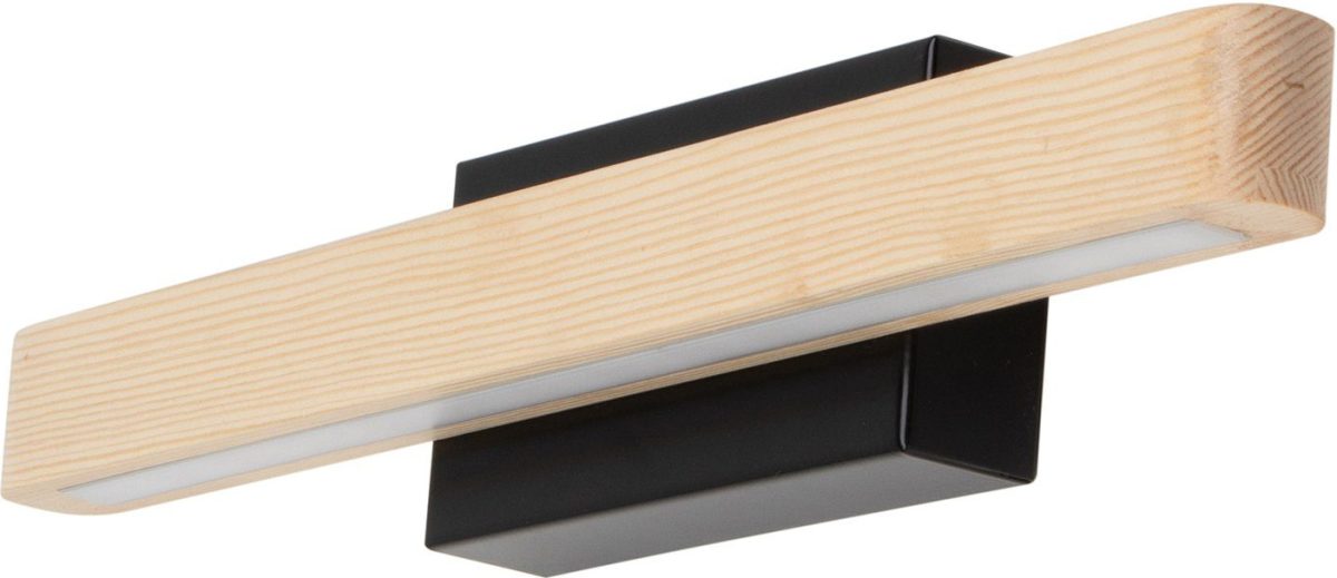 BRITOP LIGHTING Wandlamp FORESTIER van massief hout, natuurproduct met fsc®-certificaat, ledmodule geïntegreerd, made in europe