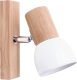 SPOT Light Wandlamp SVENDA Natuurproduct van eikenhout, duurzaam met FSC®-certificaat, kap van metaal, bijpassende LM E27, Made in EU