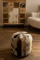 my Flair Hocker Leather Round