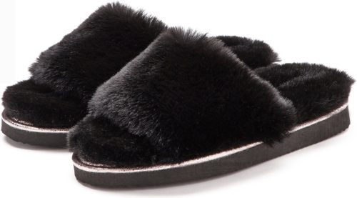 Lascana Pantoffels Slippers met heerlijk zacht imitatiebont