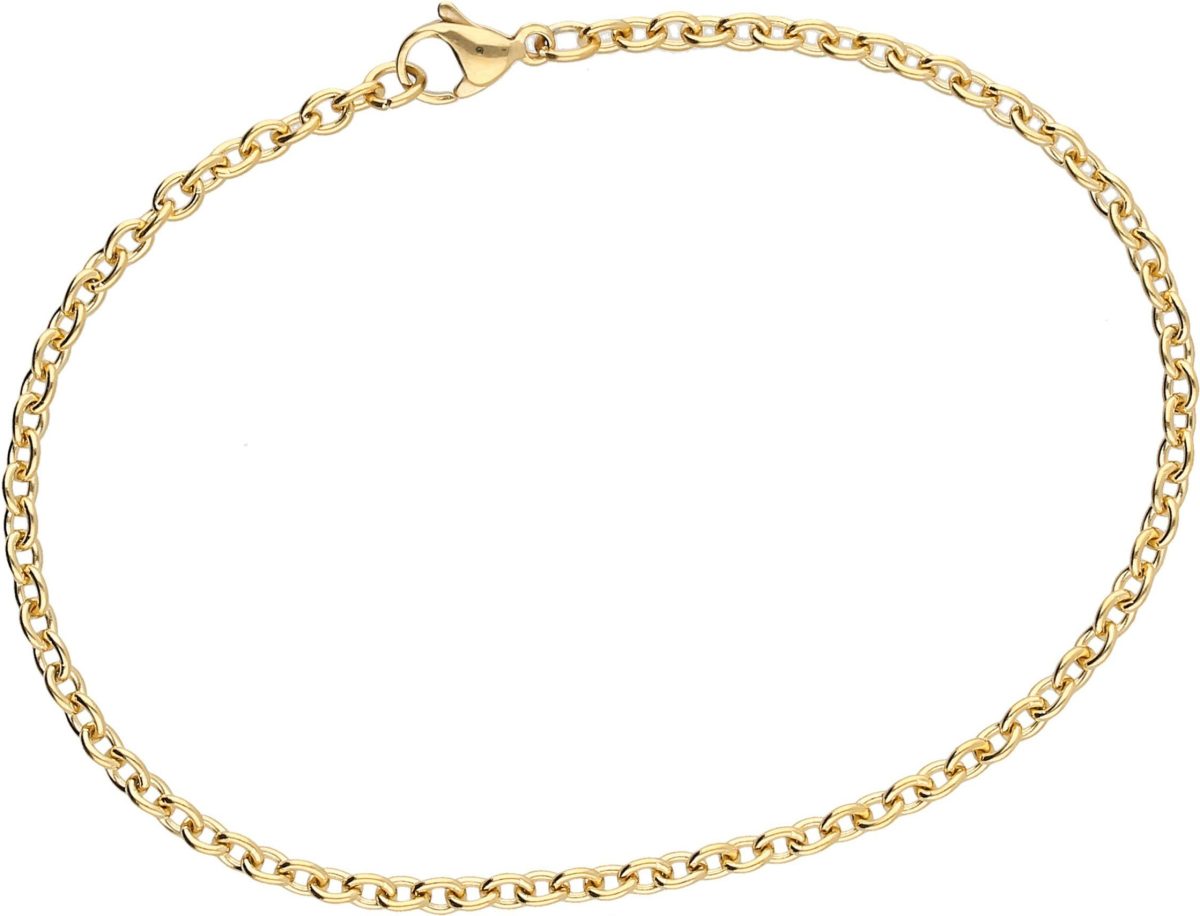 Firetti Armband Ankerschakels, 3 mm breed