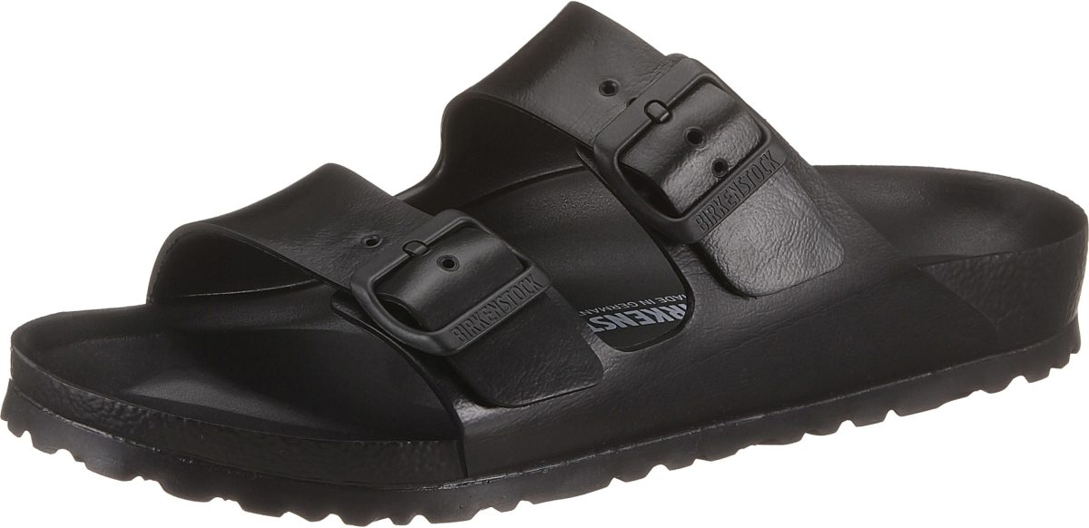 Birkenstock Slippers ARIZONA EVA in schoenwijdte smal, met verstelbare gespriempjes