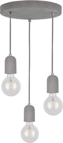 SPOT Light Hanglamp Amory Hanglamp, echt beton - met de hand gemaakt, natuurproduct - duurzaam, ideaal voor vintage-lampen, Made in Europe (1 stuk)