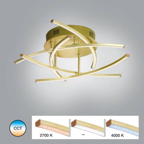 Honsel Leuchten Led-plafondlamp Cross TW