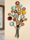 GILDE Sierobject voor aan de wand Wandreliëf levensboom slank Wanddecoratie, van metaal, woonkamer (1 stuk)