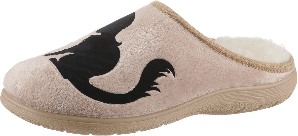 Maybe Pantoffels Love story met leuk kat/muis-motief