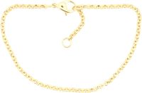 Firetti Edelstalen armband Schakels, 2,4 mm breed, goudkleur Made in Germany
