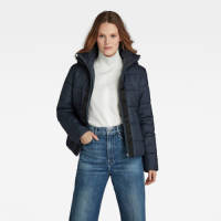 G-star Raw Gewatteerde jas Meefic Hooded Padded Jacket met afneembare capuchon en verstelbaar rijgkoord