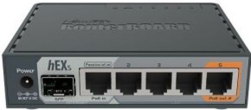 MikroTik hEX S bedrade router Ethernet LAN Zwart