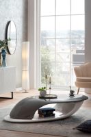 SalesFever Salontafel tweekleurig gelakt, design salontafel van fiberglas