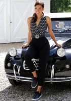 Lascana Jumpsuit met gedessineerde top