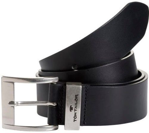 Tom tailor Leren riem met metalen passant