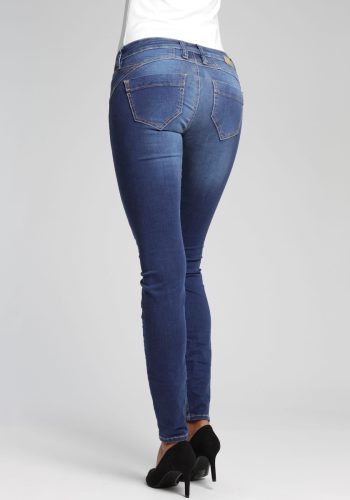 GANG Skinny fit jeans Nena met used-effecten