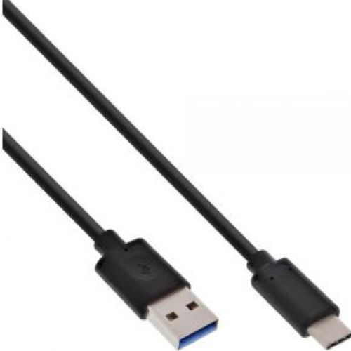 inLine 0.5m, USB3.1-C/USB3.1-A 0.5m USB C USB A Zwart