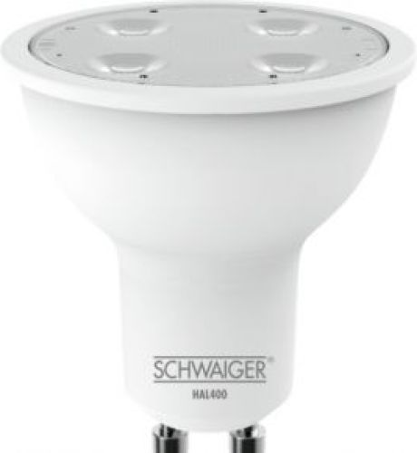 Schwaiger HAL400 4.8W GU10 A+ Warm wit LED-lamp