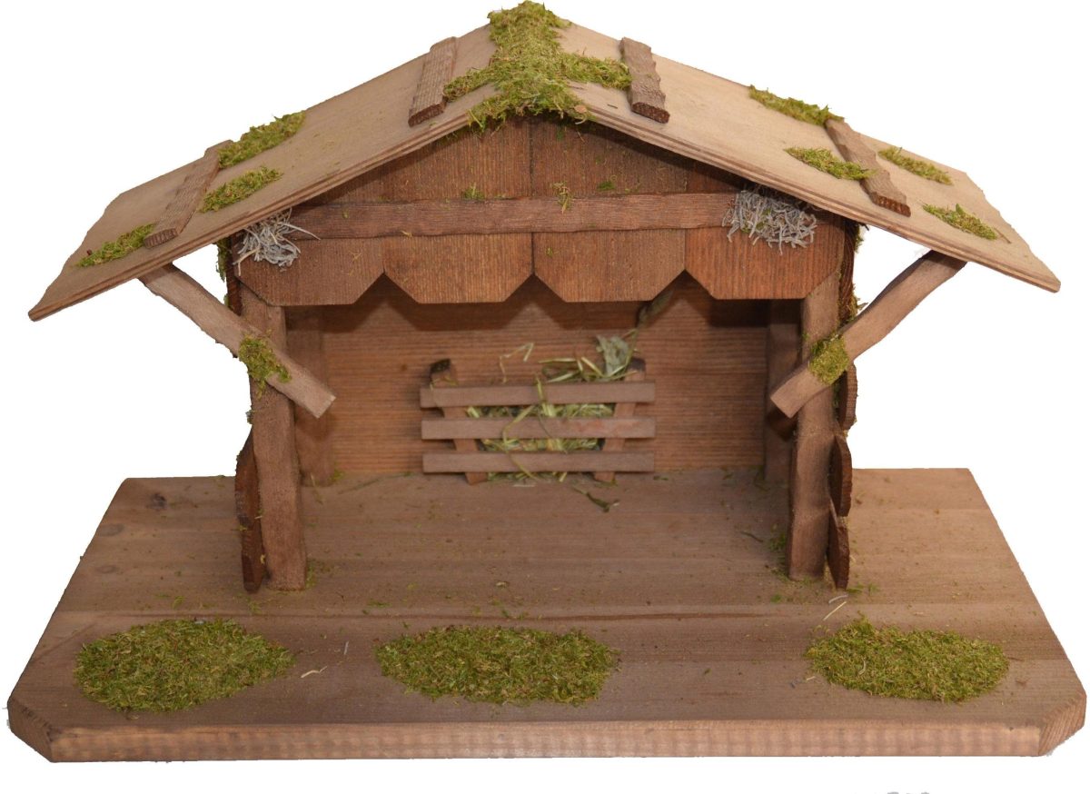 Alfred Kolbe Kribbe Kerststal tot 12 cm figuren Echt hout (1-delig)