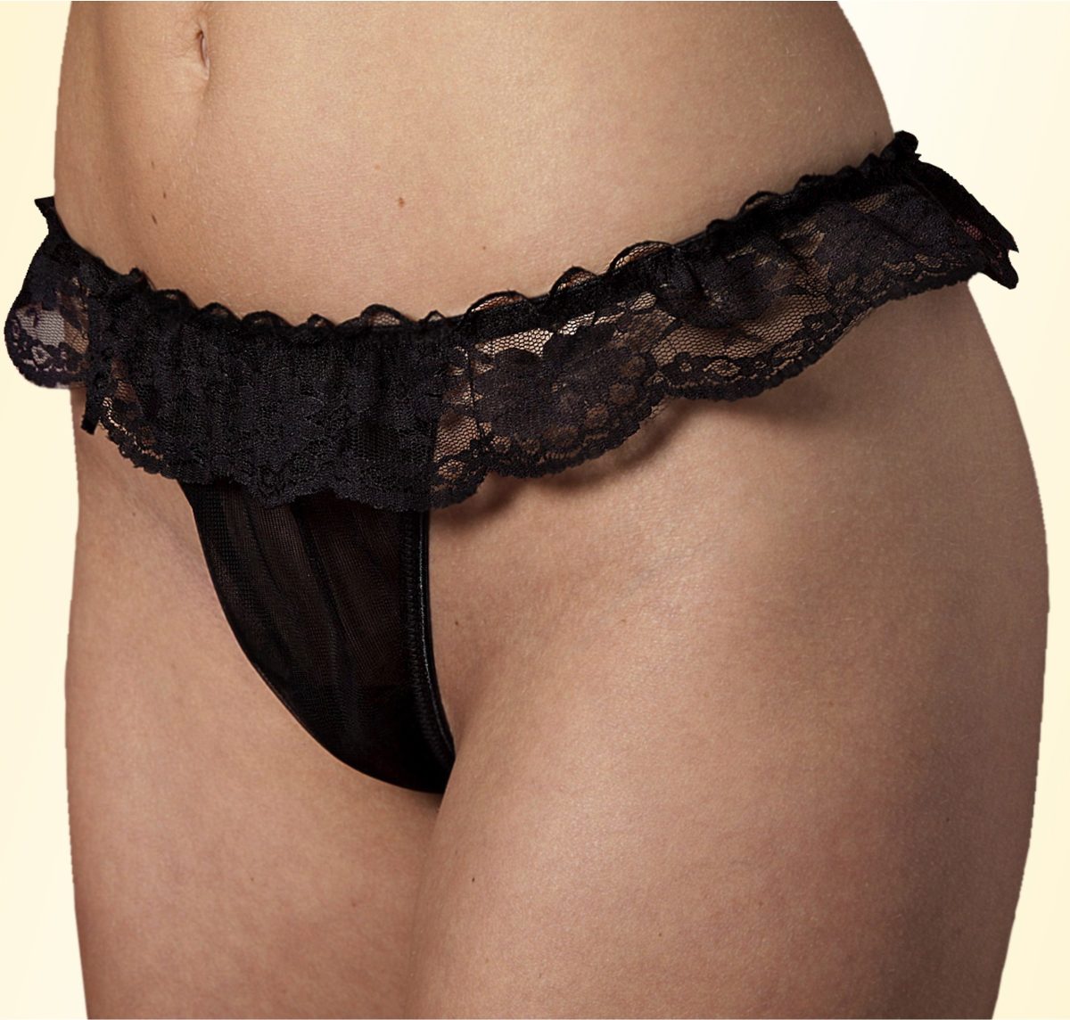 Petite fleur gold String met kant