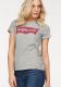 Levi's T-shirt THE PERFECT TEE met printopdruk lichtgrijs melée