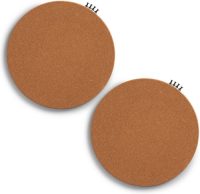 Zeller Present Prikbord Pinbord, rond, kurk, 2-delig (set, 2-delig)