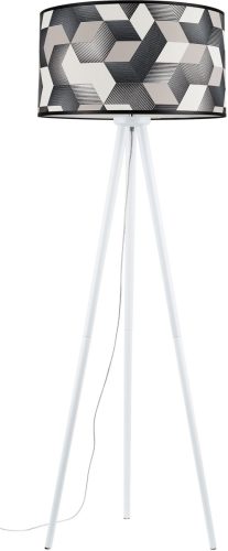 BRITOP LIGHTING Staande lamp ESPACIO Driepoot van beukenhout, kapjes van gelamineerd behang, bijpassende LM E27 / exclusief, Made in Europe