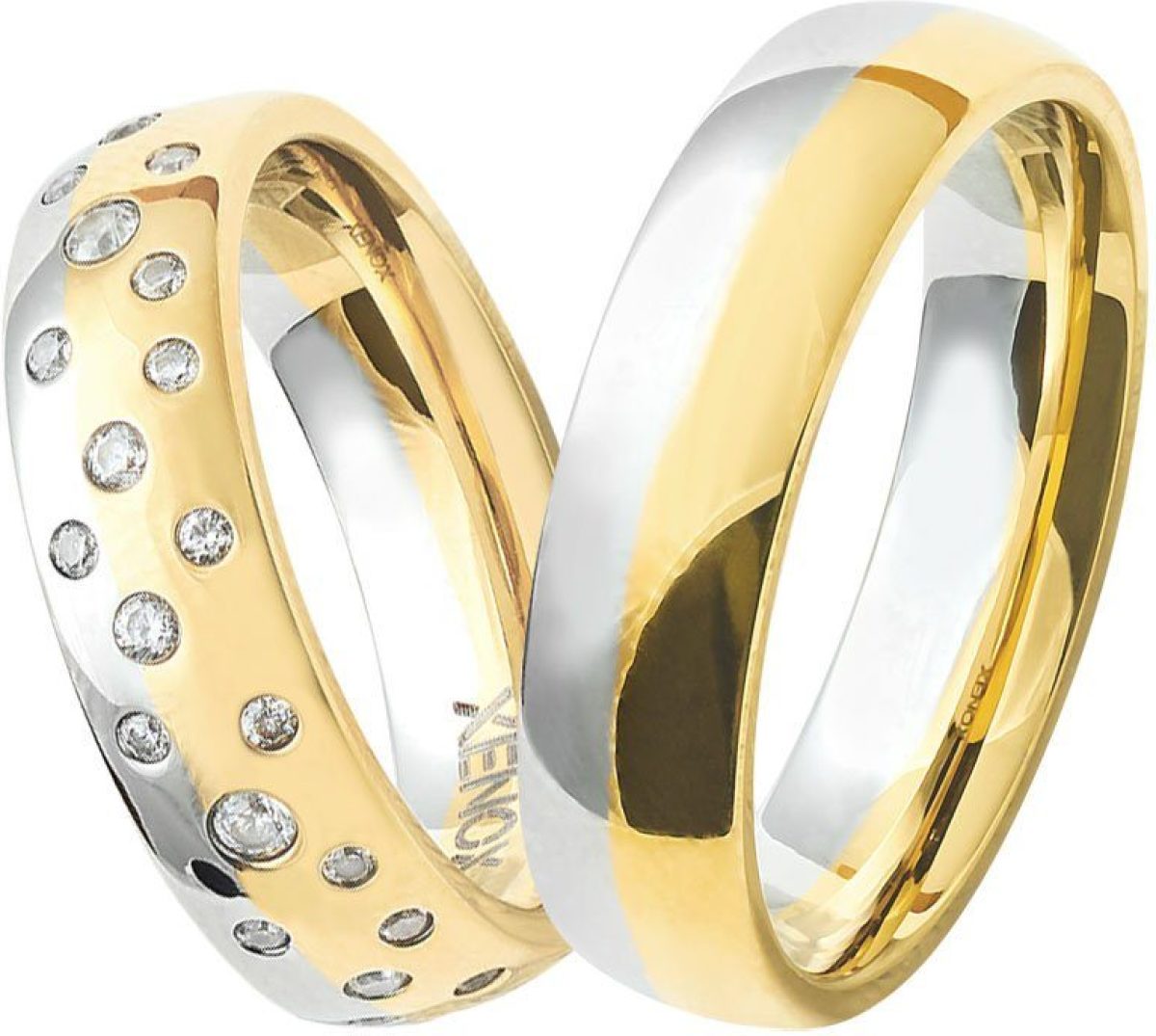 XENOX Partnerring XENOX & FRIENDS, X5030, X5031 naar keuze met of zonder zirkoontjes
