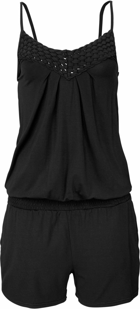 Lascana Jumpsuit met vlechtdetail