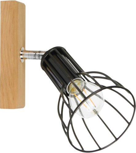 SPOT Light Wandlamp MEGAN WOOD Natuurproduct van eikenhout massief, duurzaam - FSC®-gecertificeerd, Made in EU, E14-fitting / exclusief lampen