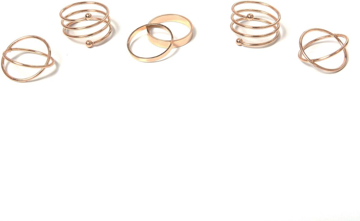 J.Jayz Ringenset In gedeeltelijk meerdelige look (set, 6-delig)
