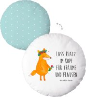 OTTO Sierkussen Mr.&Mrs. Panda "Ruimte in je hoofd" met schattig motief en belettering (1 stuk)