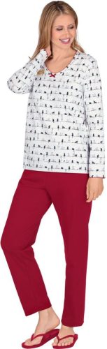 Trigema Pyjama met lange mouwen en